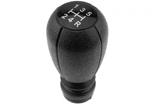 Pomo de palanca de cambios compatible con Citroen Xsara Picasso, 5 velocidades, color negro