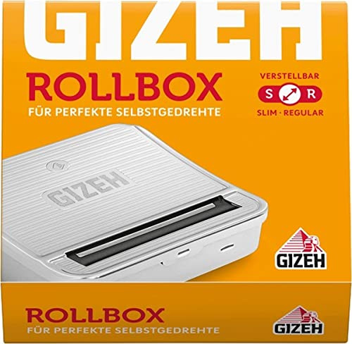 Gizeh Rollbox Drehmaschine für Zigaretten Slim und Regular 5 Rollboxen