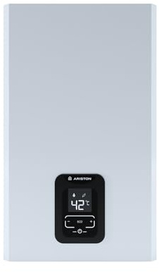 Ariston NEXT EVO X SFT - Scaldabagno a Gas Butano Istantaneo a Camera Stagna 11 L/LPG EU Sicuro Sicuro con Display Intuitivo e Funzione ECO EVO per Maggior Risparmio 34,5x16,5x65, Classe Energetica A+