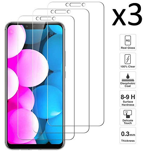 iGlobalmarket [3 Unidades] Protector de Pantalla compatible para Huawei Mate 20 Lite, Vidrio Templado, sin burbujas, Alta Definicion, 9H Dureza, Resistente a Arañazos