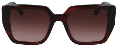 Karl Lagerfeld Unisex KL6036S Sunglasses, 049 Striped Burgundy, 52