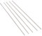 zxxin-Baguettes de soudage durables, Tiges Ti Titanium de 5 pcs de Grade 5, 2mm Diamètre 250mm Longueur, Tige de Titane léger en Poids léger, Bonne qualité
