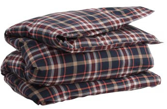 GANT Oxford Check Bettdeckenbezug einzeln Farbe Marine Größe 135x200cm Kariert Bettwäsche