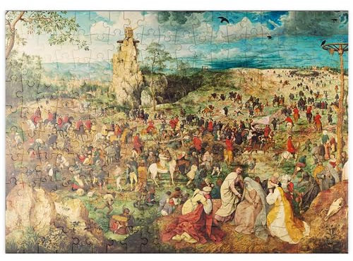 MyPuzzle The Procession to Calvary, 1564, by Pieter Bruegel The Elder - Premium 200 Teile Puzzle - MyPuzzle Sonderkollektion von Æpyornis