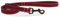Ancol Timberwolf Leder-Hundeleine in Himbeerfarben, hochwertiges genarbtes Zaumzeug, strapazierfähiges Haustier-Zubehör mit antikem goldfarbenem Haken, 1 m x 19 mm