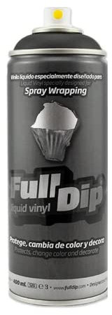 AutoFullCar - Spray Full Dip Negro Mate 400 ml - Aerosol FullDip