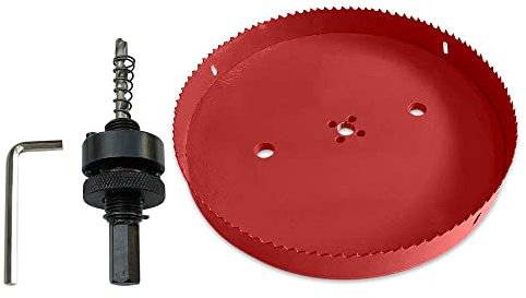 TUNEZ® Hole Saw M42 Bi-Metal Hole Cutter Set with Hexagon Arbor and Centring Metal Drill Bits Holesaw Kit for Wood Metal Plasterboard Iron Sheet Pipe Plastic (270 MM)