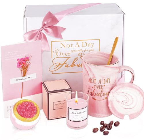 MEIMUCUL Geschenkset Frauen Geburtstag,Geburtstagsgeschenk für Freundin,Personalisierte Tasse Geschenke für Frauen,Entspannung Geschenkset für Damen,Freundinnen, Beste Freundin,Schwester,Kollegin