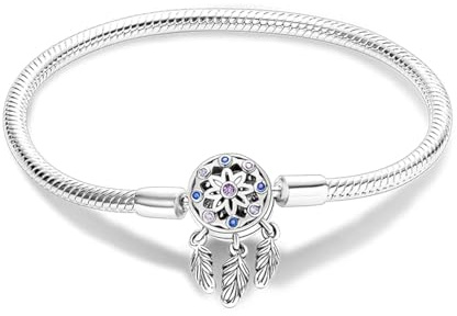 TINSLO Bracelet pour femme en argent sterling 925 avec fermoir en forme de cœur Bracelet à maillons serpents Saint Valentin, fête des mères, anniversaire, Noël, cadeau pour femme, petite amie