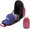 ProCase Custodia Rigida da Viaggio per Cappello, Porta Cappelli per Cappellini da Baseball, Organizer Cappelli con Tracolla Regolabile e Maniglia per il Trasporto,Porta Cappelli per 6-7 Cappelli-Vino