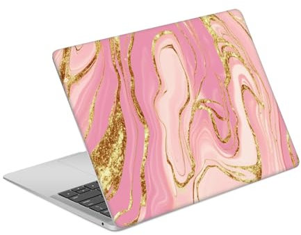 Head Case Designs Rosa Und Gold Marmor Vinyl Haut Aufkleber Abziehbild Abdeckung kompatibel mit MacBook Air 13.3 A1932/A2179