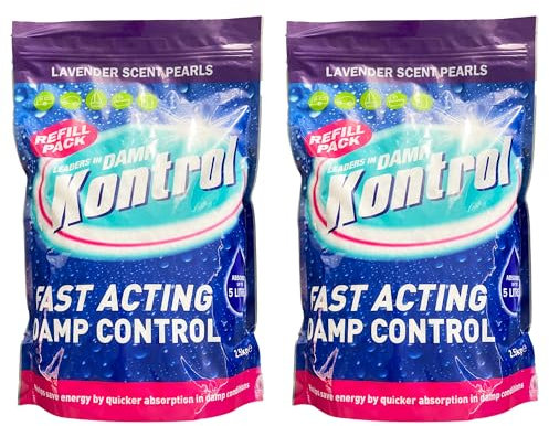 Kontrol Moisture Trap Absorber Refill Crystals 5kg (2 x 2.5kg Krystals) (Lavender)