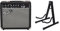 Fender Frontman 20G Combo Guitar Amp, 20W, Black & KEPLIN A Frame Foldable Universal Guitar Stand (Electric & Acoustic)
