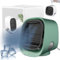 JHDZ Aire Acondicionado Oribreeze,Aire Acondicionado portátil Oribreeze,Nueva actualización Aire Acondicionado de Escritorio Ori Breeze con Ventilador de refrigeración con luz Nocturna,Green