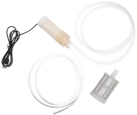 Gadpiparty Kleine Tragbare Usb-wasserpumpe Mit Siebfilter Energiesparend Und Langlebig Praktische Sumpfpumpe Für Balkon Und Garten Kompakt Und Einfach Zu Bedienen Inklusive Auslassrohr Aus Ku