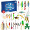 Angel Weihnachts Adventskalender 2024 | 24 Tage Köder Set Adventskalender Für Männer Teenager - Festlicher Adventskalender Zum - 2024 Weihnachten Überraschung Geschenk