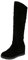Generico Stivali Gomma Pescatore Stivali per Pioggia Inserto Elastico Stivali Lunghi al Ginocchio Stivali in Cotone Inverno Donna Tacco da Donna Sexy Stivali Alti Galosce Pioggia Donna (Black, 39)