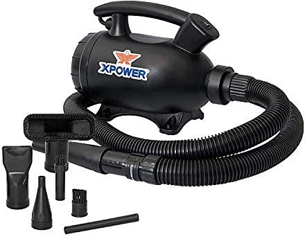 XPower Electric Air Duster for Dusting Drying Inflating Blowing Vacuuming Car Detailing Computer Leaf Blowing High Performance Motor Eco-Friendly (A-6)