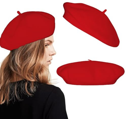 Baskenmütze, Barett, Klassishe Künstler Barrett, Mode Basken, Baskenmütze Mit Kaschmir, Klassishe Künstler Barrett, Mütze Mode Basken, Wintermütze Barett, Klassisch Plain Französischer Stil Barett