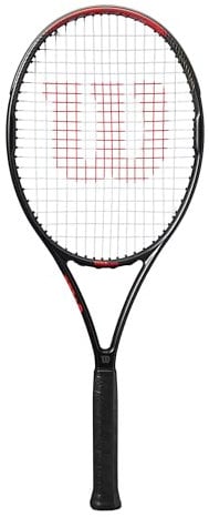 Wilson Pro Staff Precision 103 Tennis Racket, Schwarz/Rot