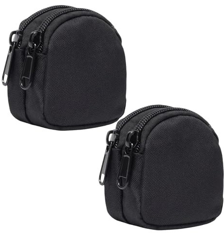 agogue 2 Stück Gürteltasche Herren Klein, Gürteltaschen, Hüfttasche Herren,Mini Gürteltasche, Taktische Gürteltaschen Schwarz für Männer und Frauen für Wandern, Reisen und Outdoor Aktivitäten