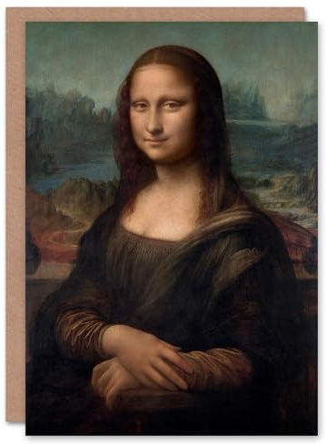 Artery8 Leonardo da Vinci Art Card Portrait of Mona Lisa del Giocondo