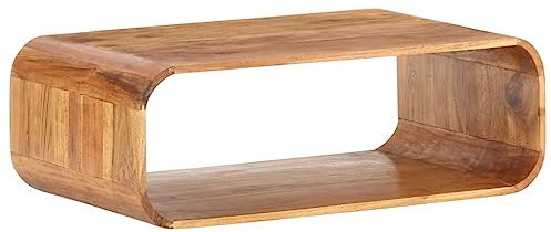 Générique Table Basse 90x50x30 cm Bois d'acacia Massif,Meubles,Tables,Tables Basses et Tables d'appoint,Tables Basses,Brun,19.76 KG,289651