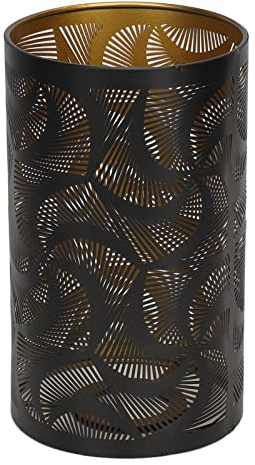 Wakects Hollow Lamp Shade, Sturdy Windmill Shadow Iron Table Lampshade Hollow Black Eye Protective Easy Install for Bedroom