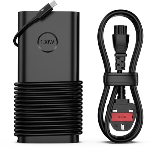 MAXPOR 130W USB C Laptop Charger for Dell XPS 15 17 9575 2in1 9500 9510 9520 9530 9710 9720 9730 Precision 5530 5750 5560 5550 5570 3551 3550; Relpacement for Dell Pro Max 14 16 MA14250 AC Adapter