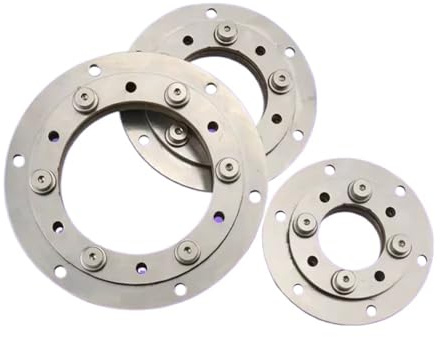 360-degree Stop Oversized Hole Hinge Adjustable Damping Rotating Bearing Round Flange Plate 1Pcs(XG11-013-5-70)
