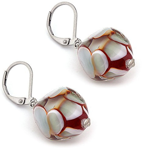 Antica Murrina Damen Ohrring, Edelstahl, Glas , OR542A31