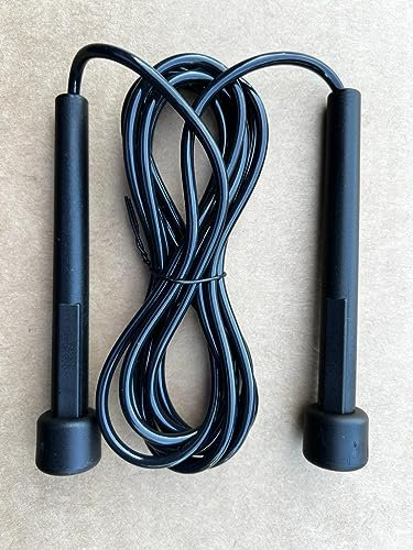 Muay Thai Professional Skipping Rope for Fitness Boxing MMA Gym Training (Black Skipping Rope)