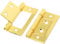 Pair of Small Brass 50mm/2 Flush Hinges - Wardrobe/Cabinet/Cupboard/Door Hinges