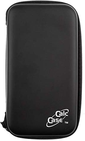 CalcCase Original Schutztasche Schutzhülle für Taschenrechner Casio FX-87DE X, robuste + schmutzabweisende Oberfläche, edle Schützhülle mit Reißverschluss