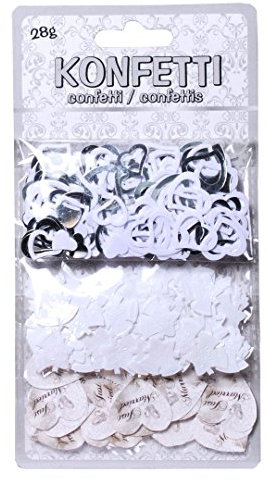 Udo Schmidt GmbH & Co Konfetti Hochzeit, 3-Fach Sortiert, 28 gr.