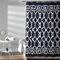Lush Decor Duschvorhang, 183 x 183 cm, Marineblau
