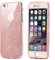 numerva kompatibel mit iPhone 8 Plus Hülle Full Case Glitzer iPhone 7 Plus Handyhülle beidseitig Rosegold