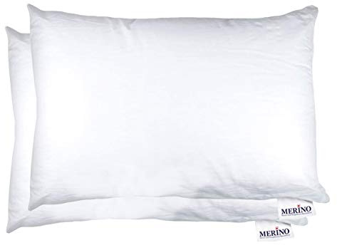 Merino BETTEN Premium Kopfkissen 60x90 2er Set – Weiches Kissen 60x90 für erholsamen Schlaf – Bequemes Pillow als Bett & Couch-Kissen verwendbar – Kissenhülle ohne Reißverschluss
