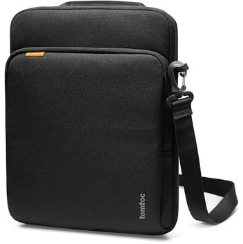 tomtoc 360° Tablet Tasche für 13 Zoll iPad Pro M4, 13 Zoll iPad Air M3 2025 M2 2024, 12,9 Zoll iPad Pro M2&M1, Rundumschutz Schultertasche aus Recyclinggewebe mit Griff, Passt Magic/Smart Keyboard