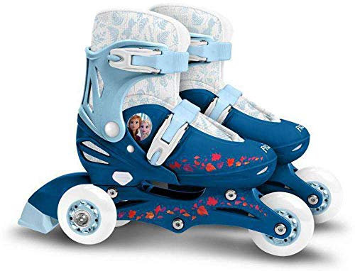 STAMP - ROLLERS INLINES / TRISKATES Einstellbar 2 in 1 - Sizes 27-30 - FROZEN 2, Blau