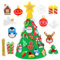 29 Stück Filz Weihnachtsbaum hängend für Kinder DIY Home Party Dekoration