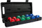 VirtuFit Vinyl Dumbbell Set mit Koffer - 3 Paar in Rot, Grün & Blau (0,5 kg, 1 kg, 1,5 kg) - Perfekt für Zumba, Aerobic & Body Toning - Rutschfeste Handgewichte mit Gusskern & Vinylbeschichtung