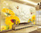 Papier Peint Panoramique 3D Tapisserie Intissé Murales poster geant photo Décoration Murale Effet Trompe Loeil 350x245cm Rose de tournesol de luxe