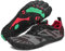 SAGUARO Damen Barfußschuhe Strandschuhe Unisex Wasserschuhe Trainingsschuhe Herren Outdoor & Indoor Atmungsaktiv Surfschuhe rutschfest Badeschuhe Frauen Fahrradschuhe Männer Leicht Schwarzgrau 45 EU
