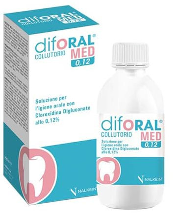 Nalkein Diforal Med Collutorio con Clorexidina 0,12%, 200ml