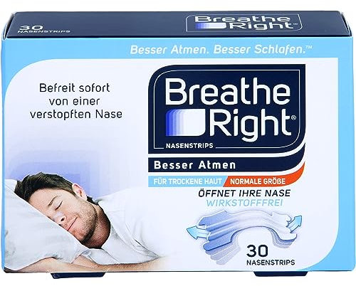 BESSER Atmen Breathe Right Nasenpfl.normal transp.