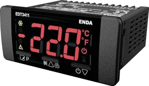 Enda Temperaturregler NTC -60 bis +150°C Relais 8A (BxH) 77mm x 35mm EDT3411-230-08