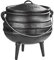 BBQ-Topf/Dutch Oven Schmortopf Gusseisen Topf 14 l für Lagerfeuer Feuerstelle