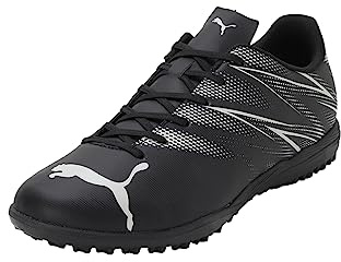 Puma Men's ATTACANTO TT Football Boot, PUMA Black-Silver Mist, UK 8.5