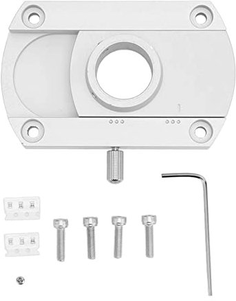 Septpenta Phonograph Conversion Arm, 80mm Diameter 20mm Inner Hole, Hifi Conversion Arm Plate, with Fixing Screws, Wrenches and Other Tools for LP Vinyl Record Player, Vintage Record Phonograph